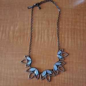 INC. Blue symmetrical necklace